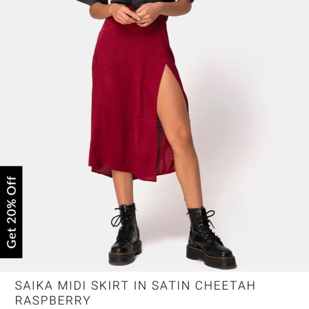 Motel saika midi skirt